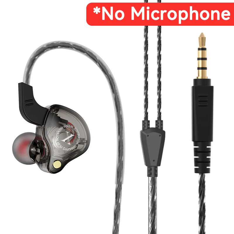 Wired Earphones with Heavy Bass — 3.5mm & USB-C, Noise Cancelling & Mic