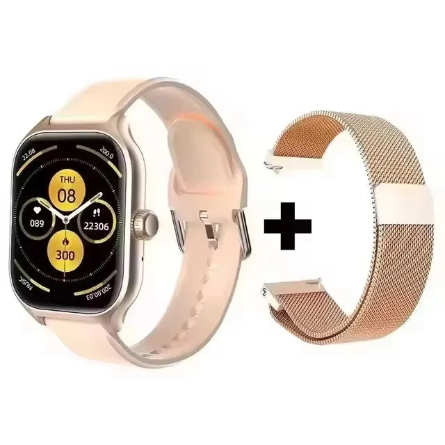 Smart Watch for Android & iOS — 2.01" Display, Heart Rate & Sleep Tracking