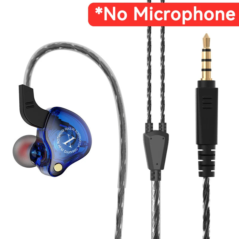 Wired Earphones with Heavy Bass — 3.5mm & USB-C, Noise Cancelling & Mic
