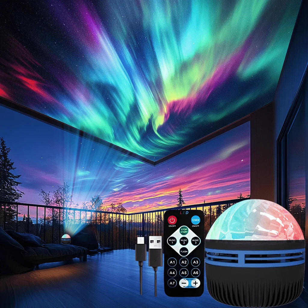 Galaxy Star Projector Night Light with Remote