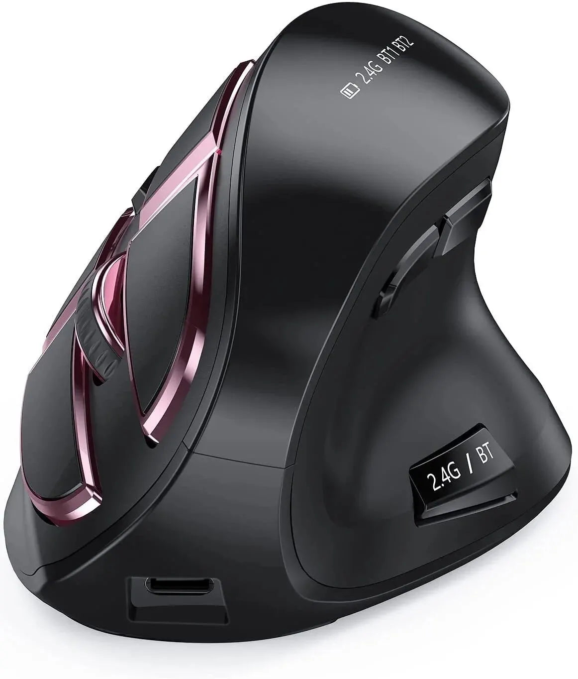 Ergonomic Wireless Mouse — Bluetooth & 2.4G for Mac & PC