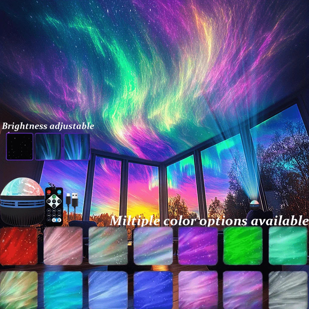 Galaxy Star Projector Night Light with Remote