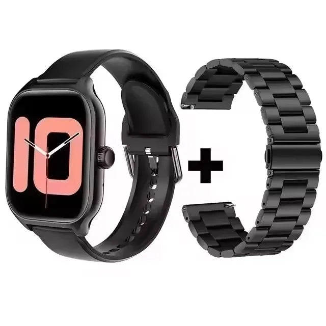 Smart Watch for Android & iOS — 2.01" Display, Heart Rate & Sleep Tracking