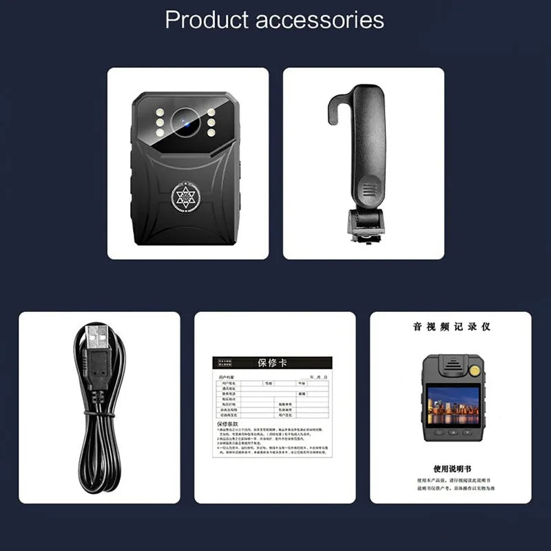 4K Body Camera with Night Vision & WiFi