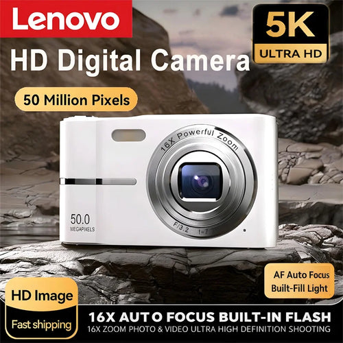 50MP Digital Camera with 16X Zoom & Anti-Shake