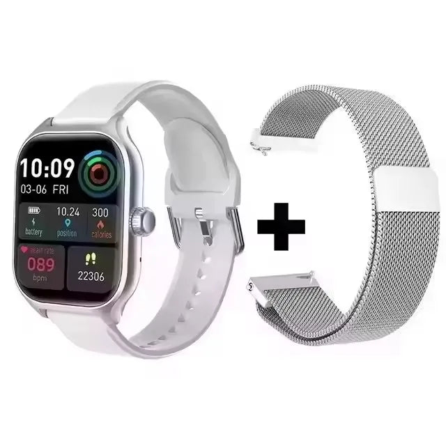 Smart Watch for Android & iOS — 2.01" Display, Heart Rate & Sleep Tracking