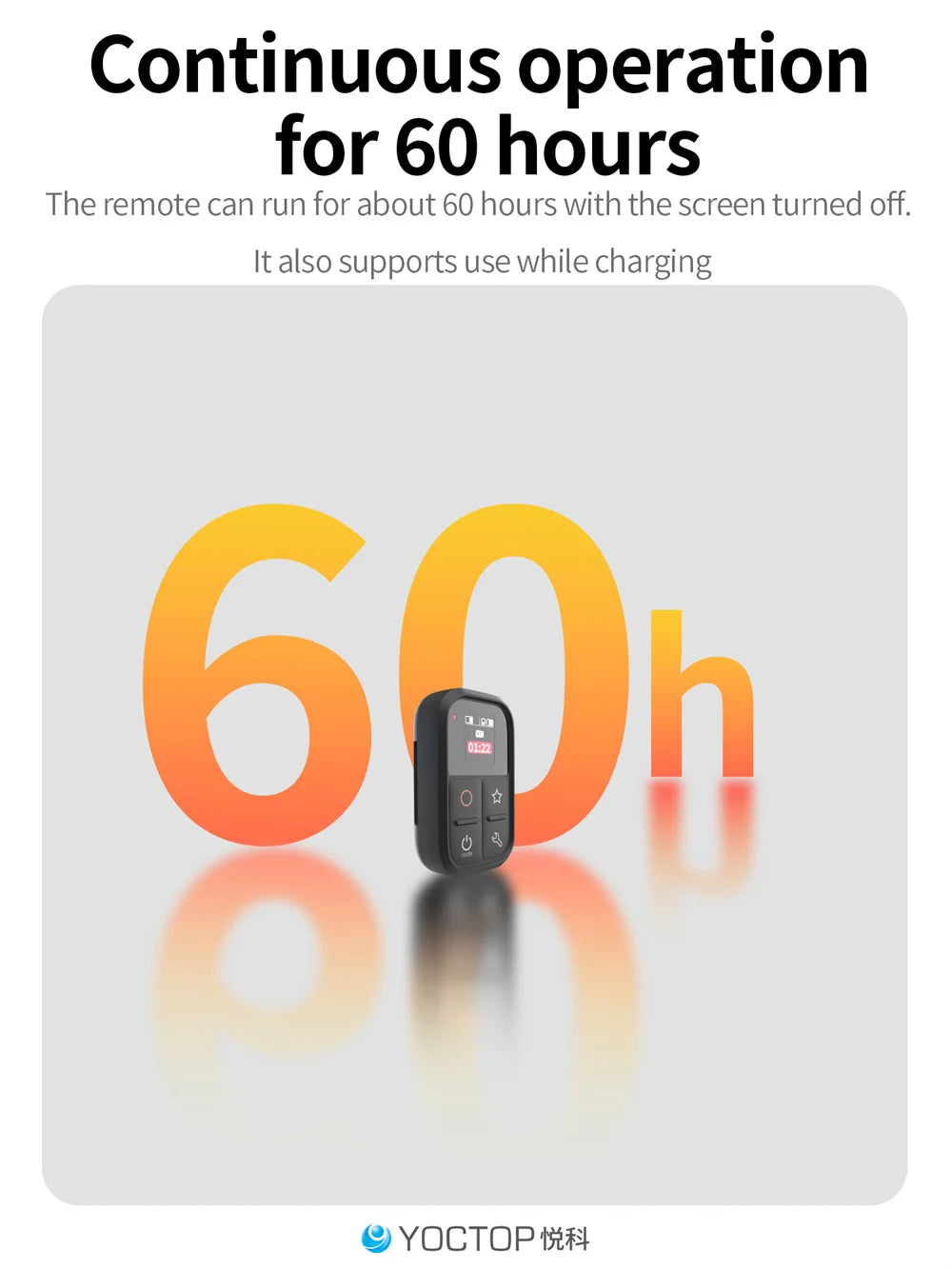 Waterproof Bluetooth Remote Control for Insta360 Cameras