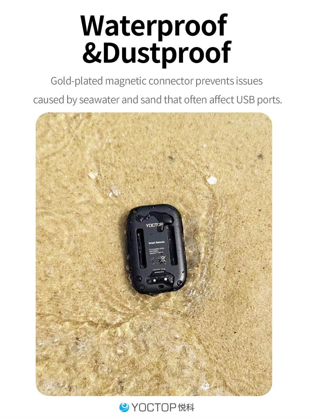 Waterproof Bluetooth Remote Control for Insta360 Cameras