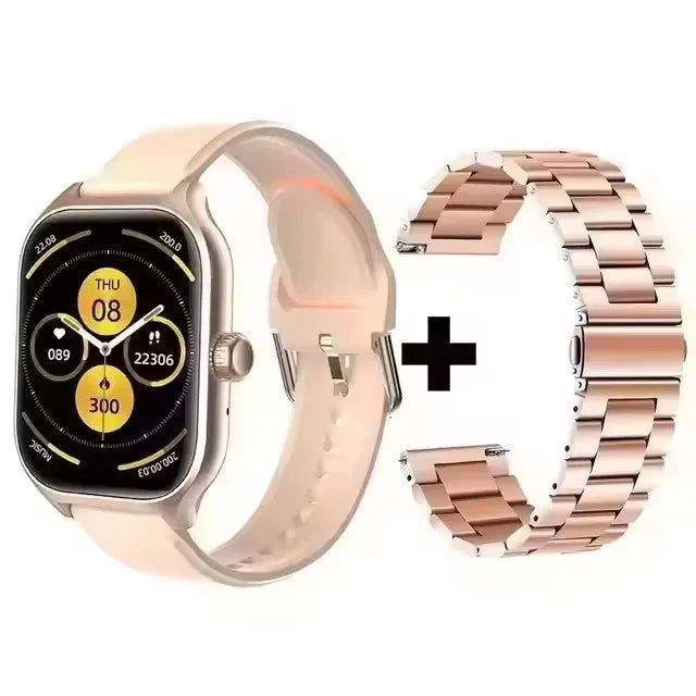 Smart Watch for Android & iOS — 2.01" Display, Heart Rate & Sleep Tracking