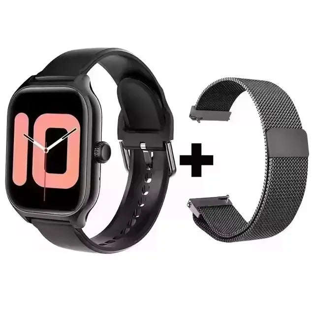Smart Watch for Android & iOS — 2.01" Display, Heart Rate & Sleep Tracking