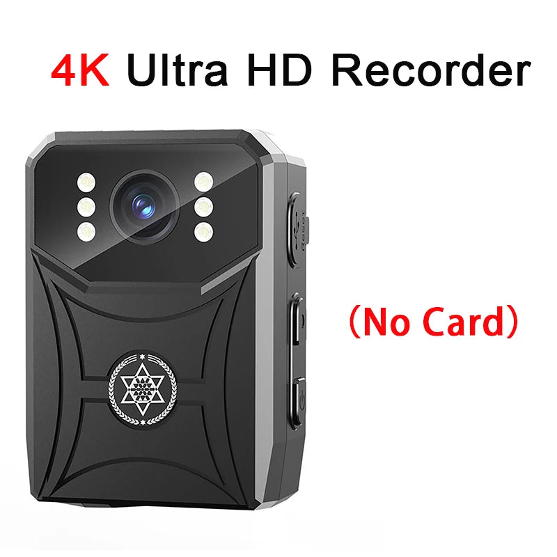 4K Body Camera with Night Vision & WiFi